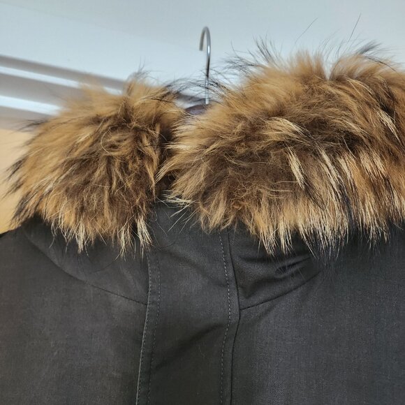 Mackage Men's MORITZ rabbit fur-lined twill parka with removable silver fox fur - Picture 6 of 12